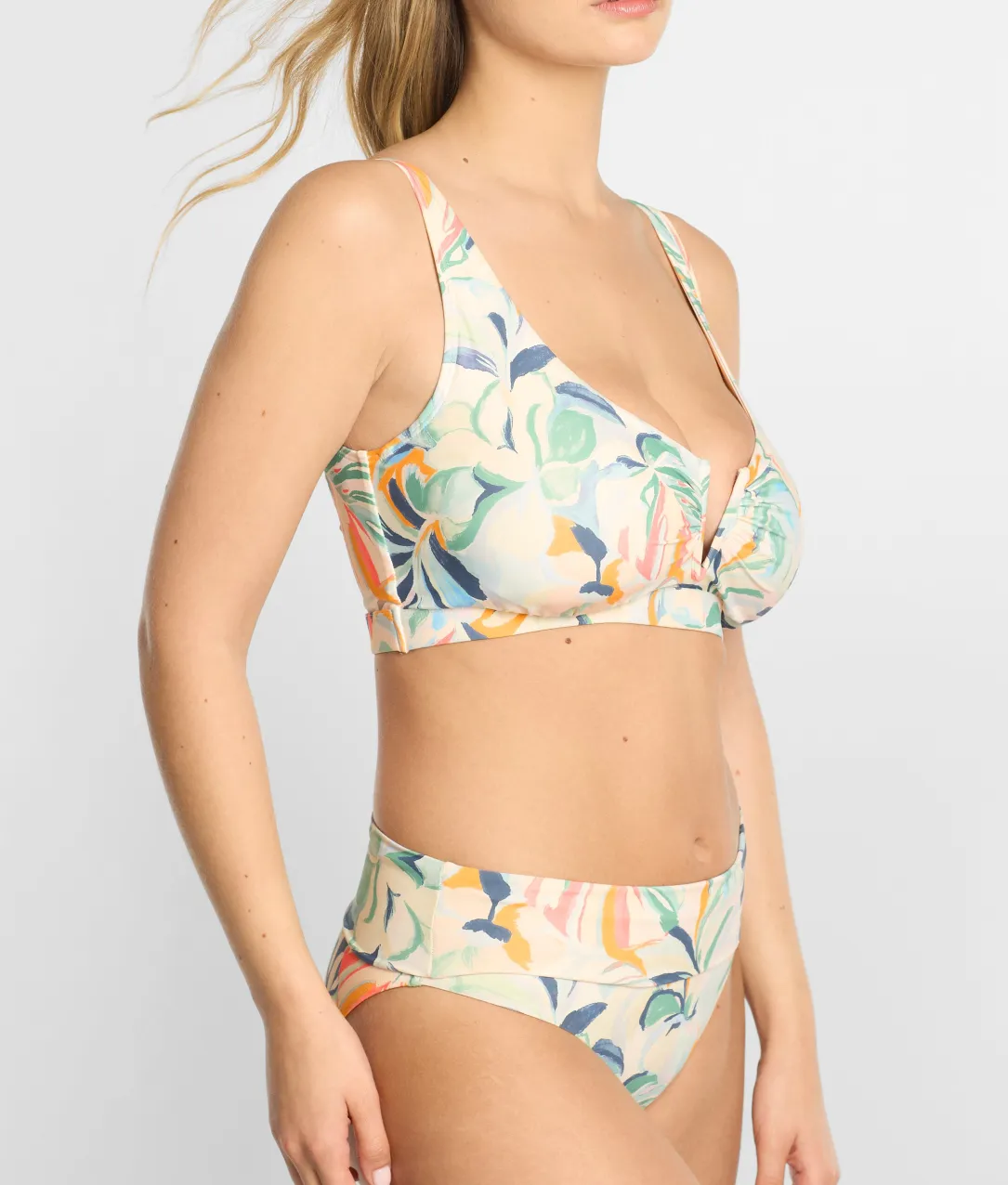 V Front Bralette Underwire Bikini Top