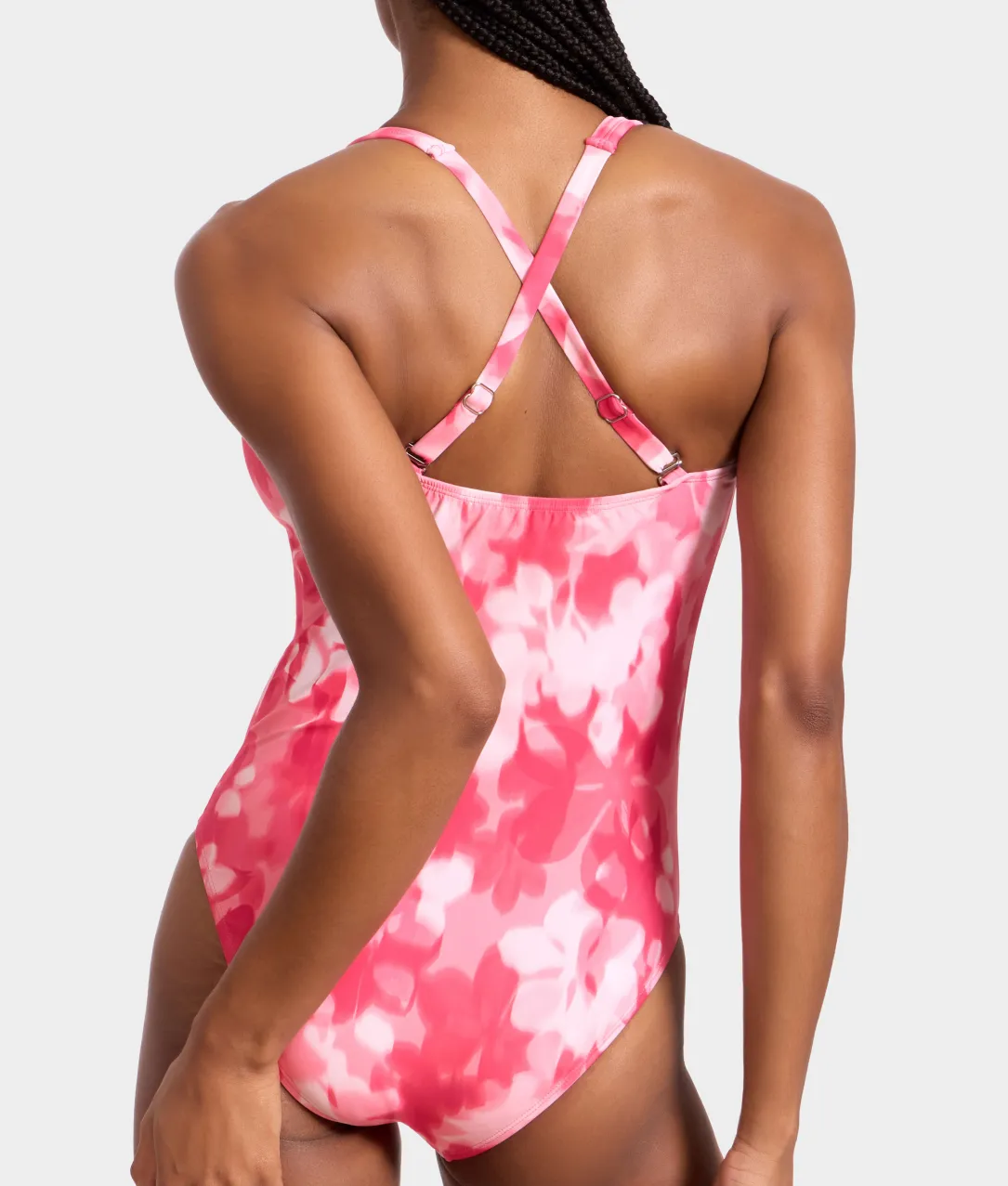 V Front Underwire One-Piece Swimsuit