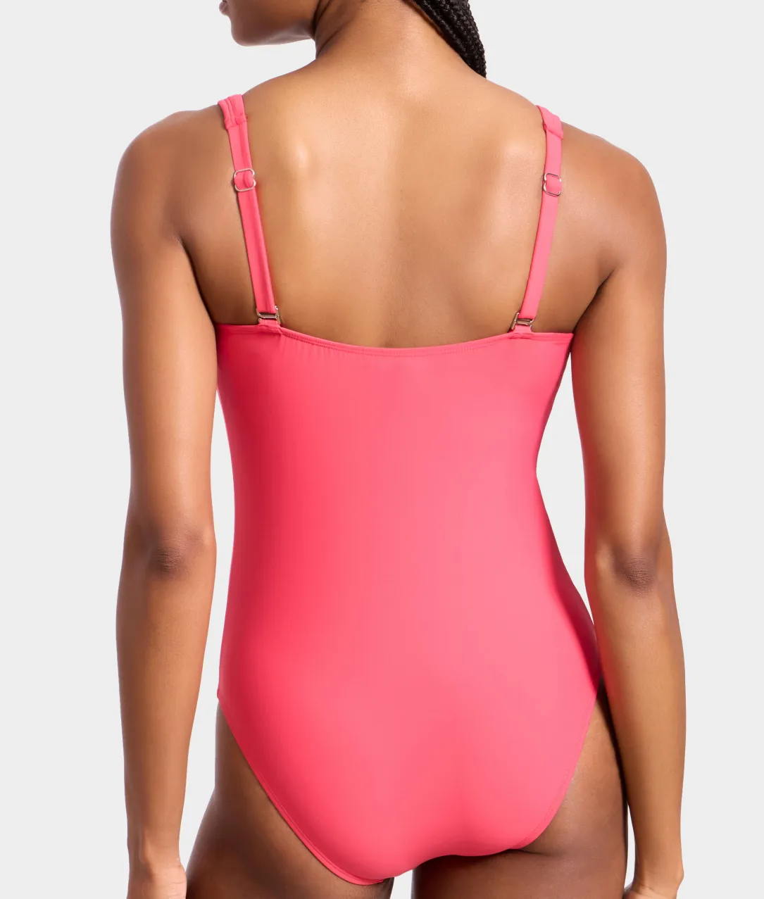 V Front Underwire One-Piece Swimsuit