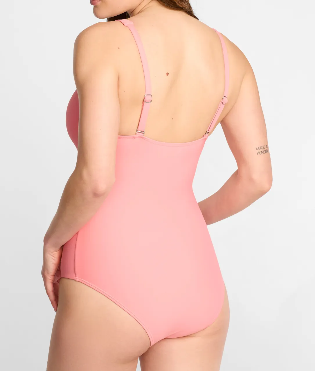 V Front Underwire One-Piece Swimsuit
