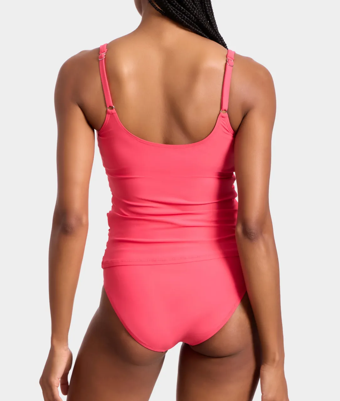 V Front Underwire Tankini Top