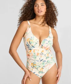 V Front Underwire Tankini Top