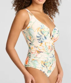 V Front Underwire Tankini Top