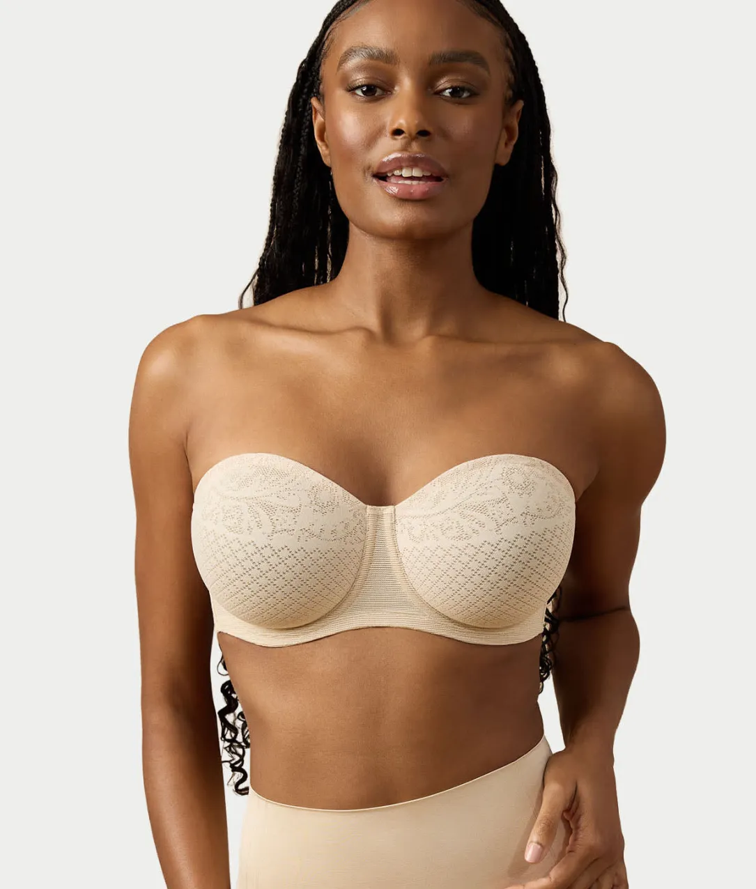 Visual Effects Strapless Minimizer Bra