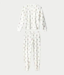 Western Blooms Boot Bouquet Knit Pajama Set