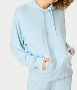 Western Blooms Dream Blue Knit Lounge Set