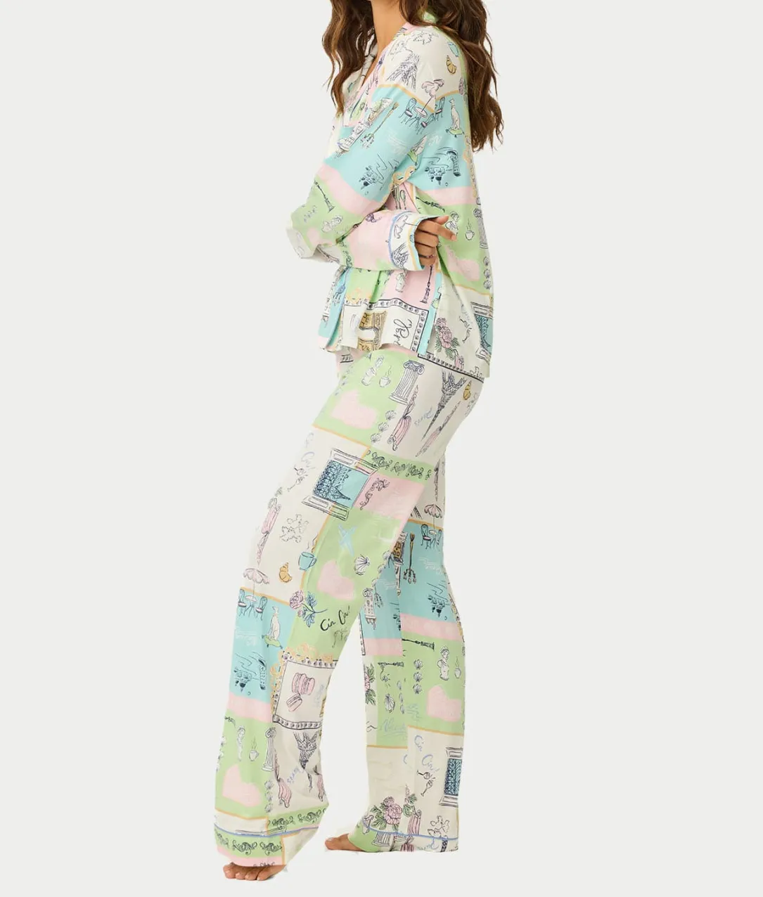 Whimsy Knit Pajama Set