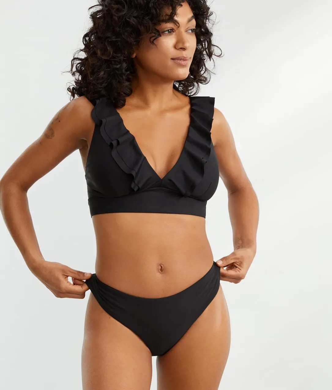 Willa Ruffle Wire-Free Bikini Top