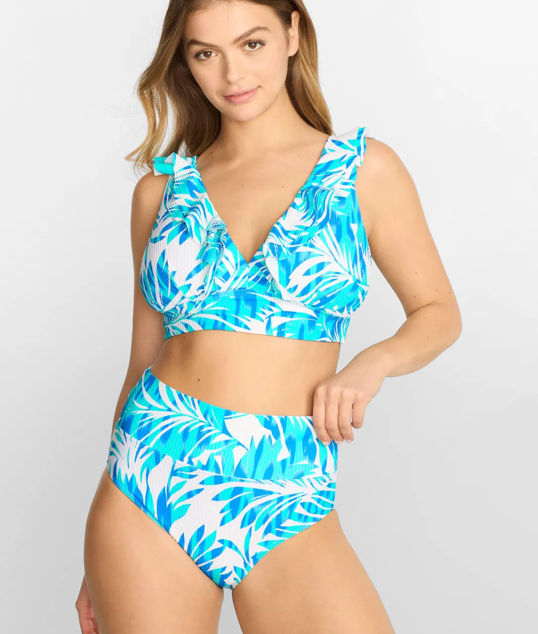 Willa Ruffle Wire-Free Bikini Top