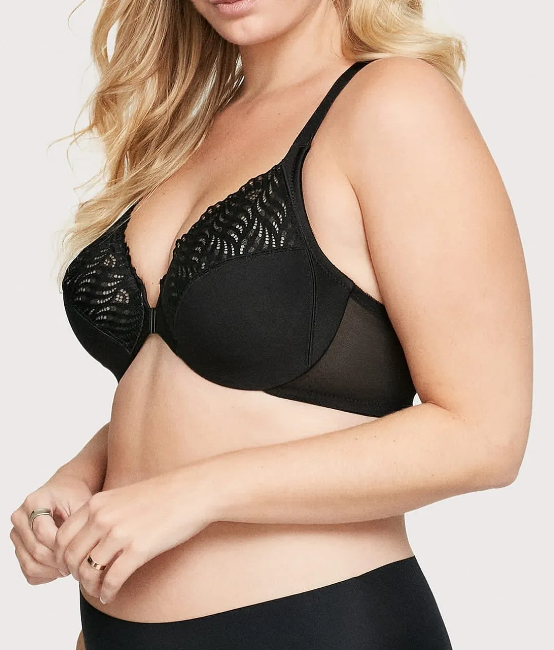 WonderWire Front-Close T-Back Bra