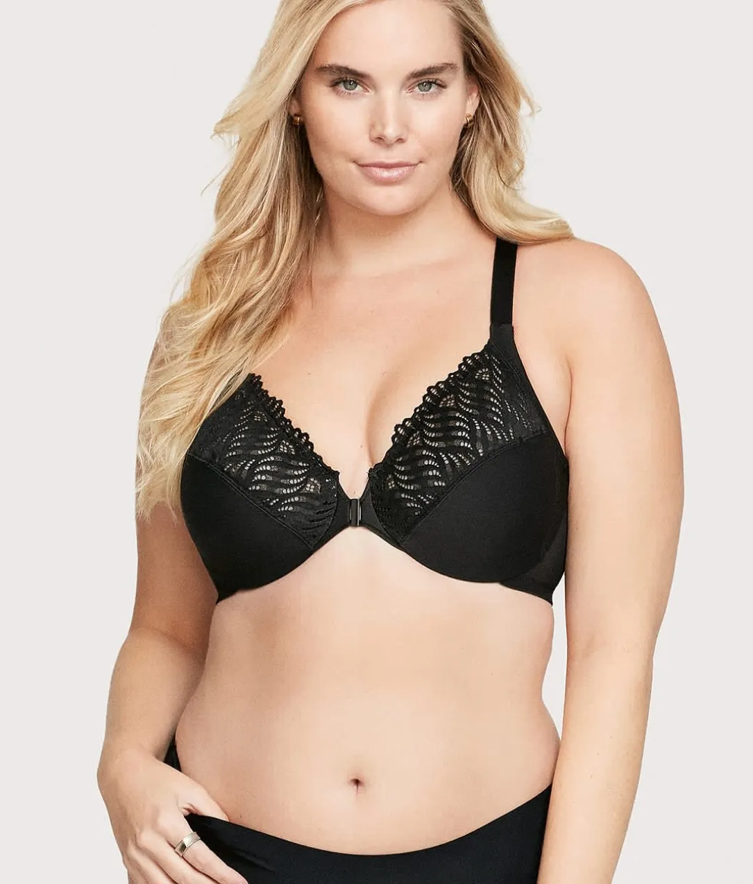 WonderWire Front-Close T-Back Bra