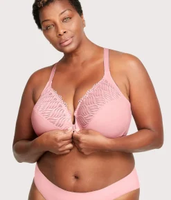 WonderWire Front-Close T-Back Bra