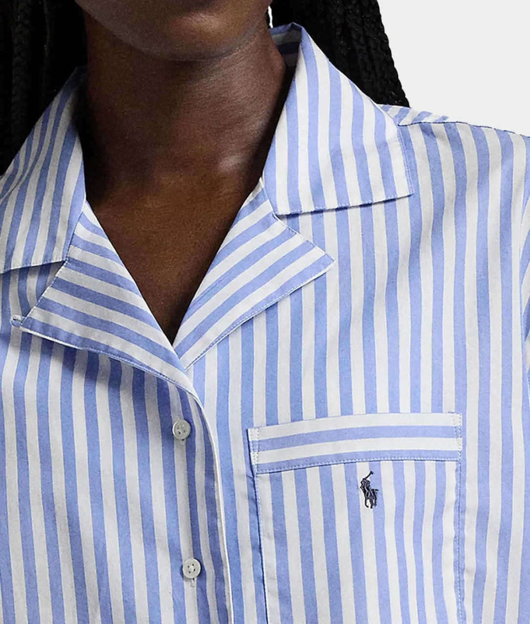 Woven Boxer Pajama Set
