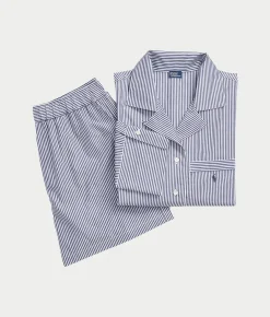 Woven Boxer Pajama Set