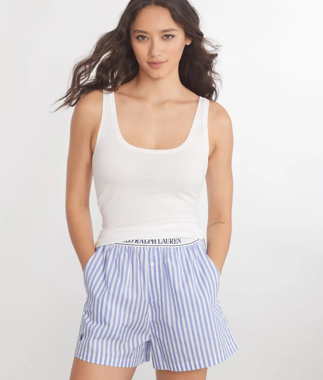 Woven Stripe Boxer