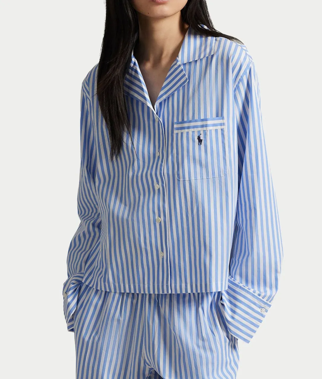 Woven Stripe Pajama Set