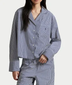 Woven Stripe Pajama Set