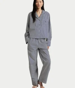 Woven Stripe Pajama Set