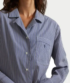 Woven Tunic Sleep Shirt