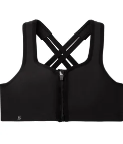 Zip-Up Front-Close Wire-Free Sports Bra
