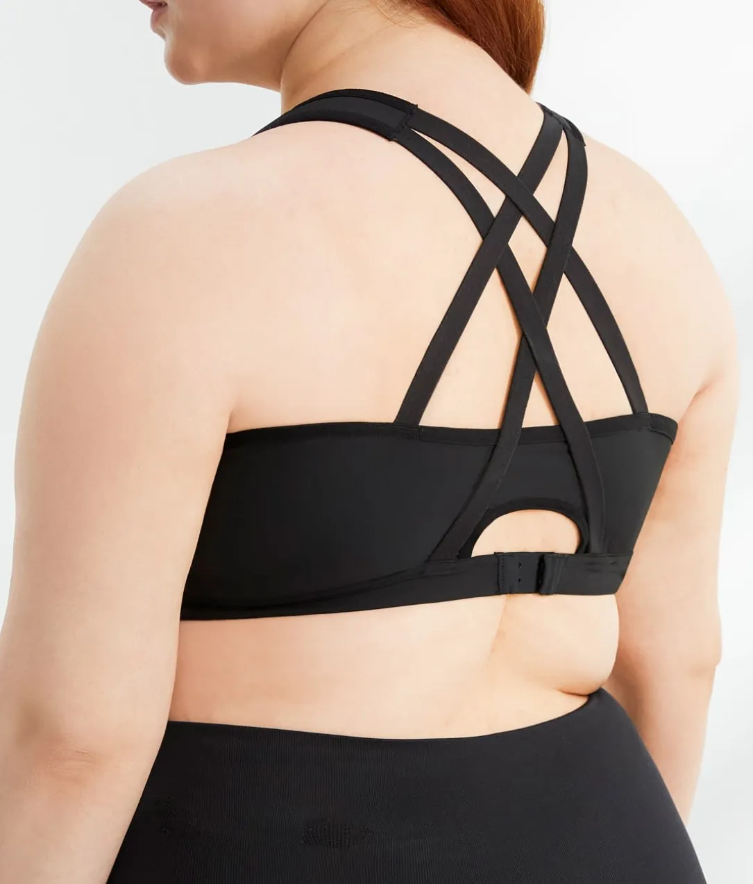 Zip-Up Front-Close Wire-Free Sports Bra