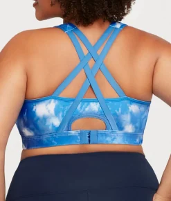 Zip-Up Front-Close Wire-Free Sports Bra